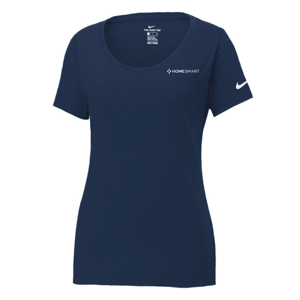 Nike Ladies Dri-FIT Cotton/Poly Scoop Neck Tee