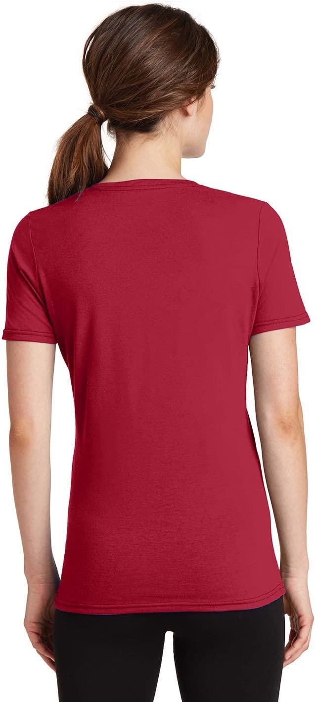 Ladies Performance Blend V-Neck Tee