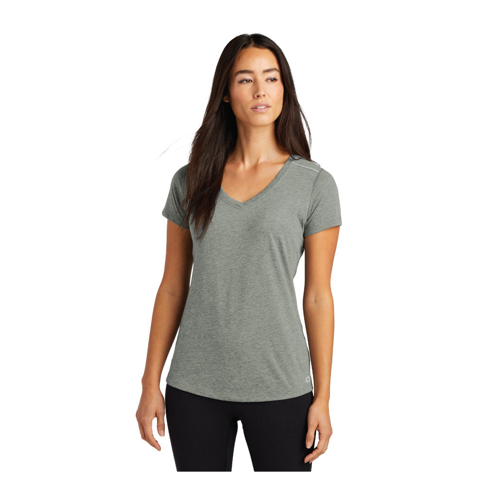 OGIO ENDURANCE Ladies Peak V-Neck Tee.