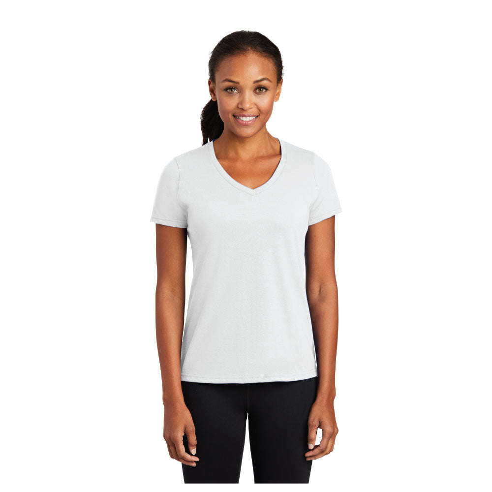 Ladies Performance Blend V-Neck Tee