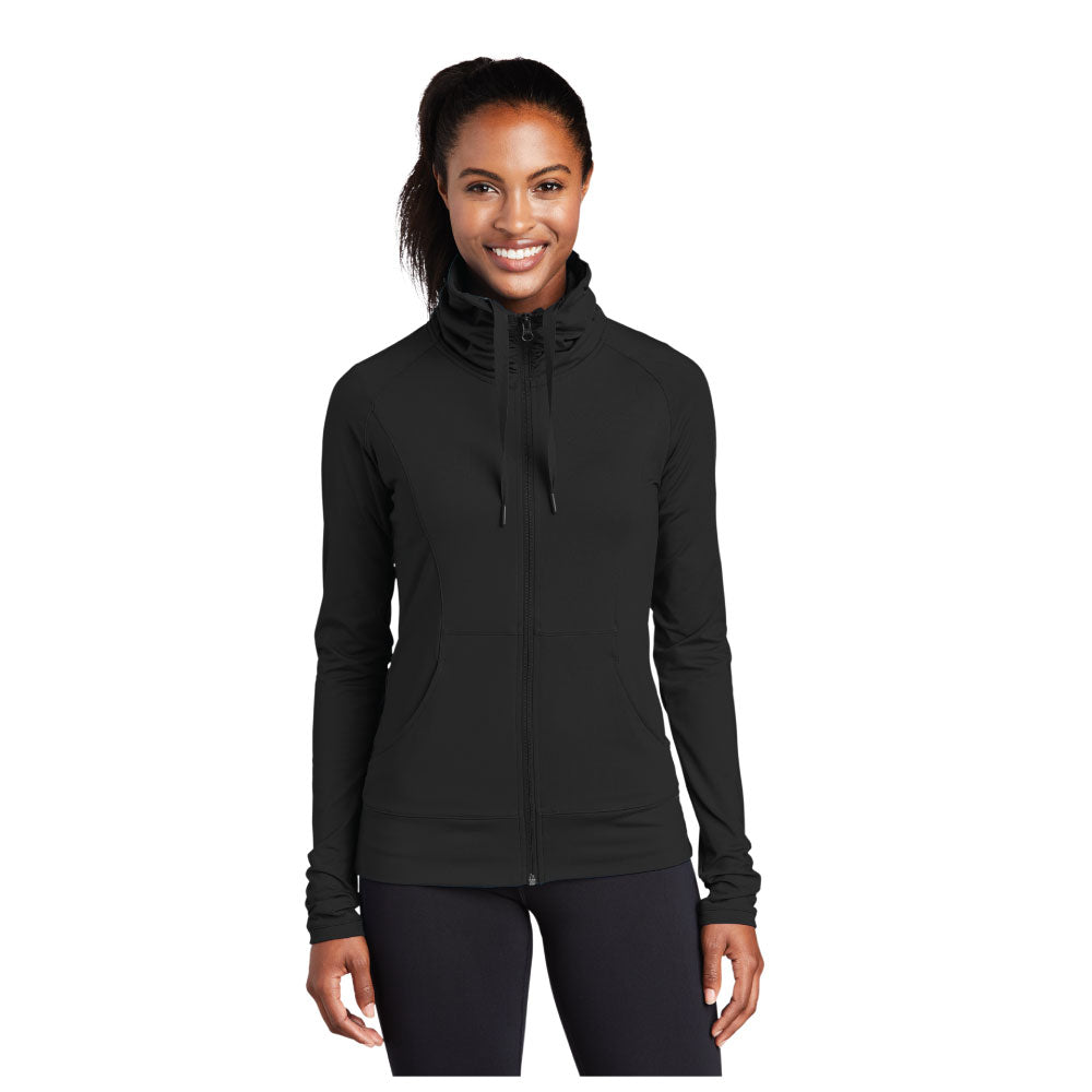 Ladies Sport-Wick Stretch Full-Zip Jacket