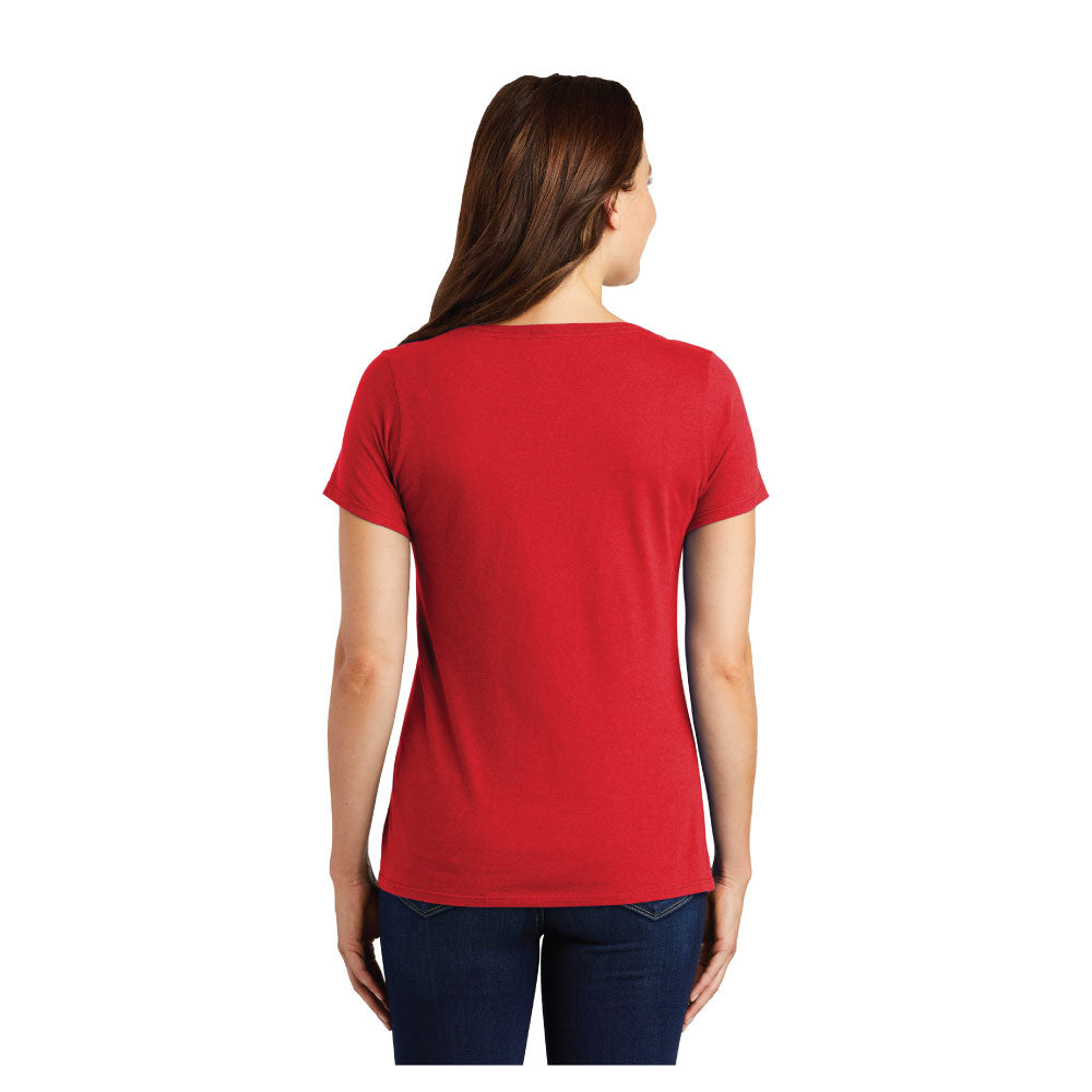 Nike Ladies Dri-FIT Cotton/Poly Scoop Neck Tee